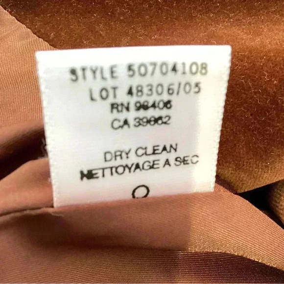 Theory Size 2 Tan Velour Fabric Button Down Clousure Taylor Fit Stylish Blazer - Picture 8 of 9
